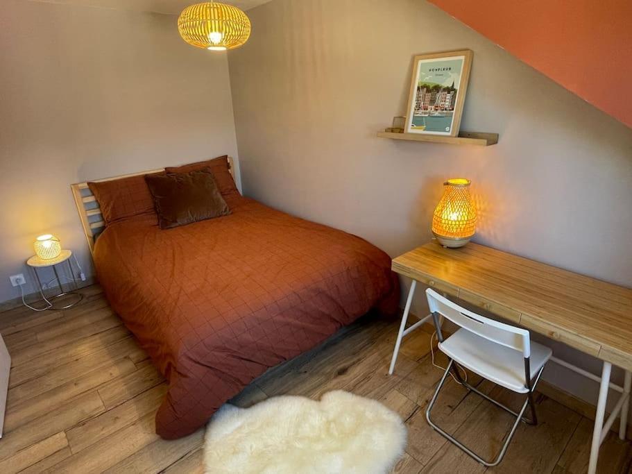 La Petite Ardoise - Maison Au Calme Pour 4 Pers Honfleur Exterior foto